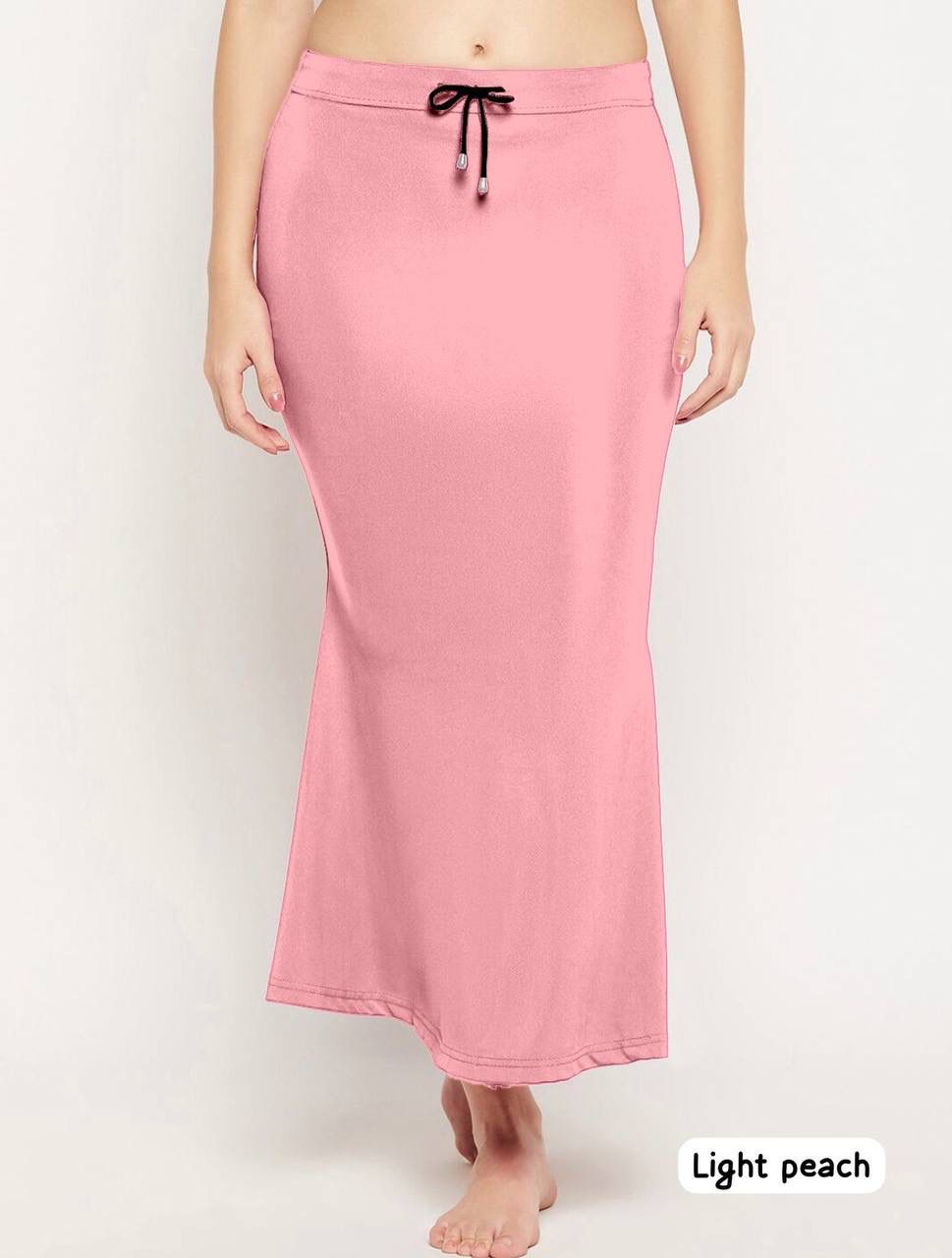 Fish Tail Shape-Wear Skirt – Perfect Fit, Perfect Curves - Light Peach