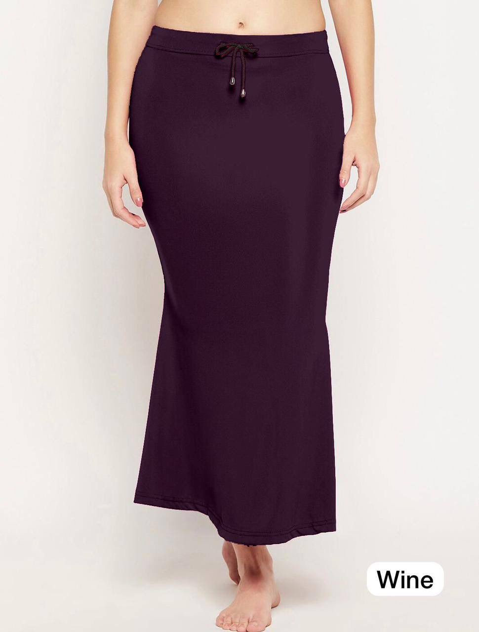 Fish Tail Shape-Wear Skirt – Perfect Fit, Perfect Curves - Wine