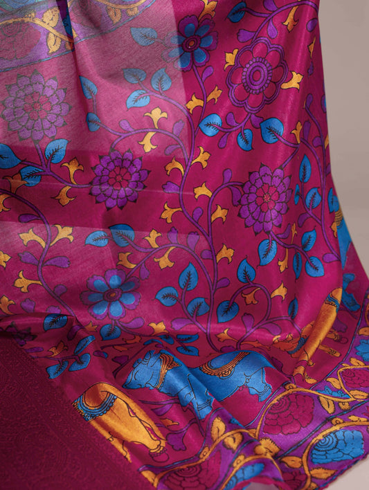 TASAR – The Soul of Silk | Elegant Printed Sarees with Zari Weaving -7047MST