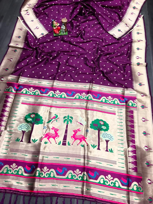 Marigold MG – Soft Kanjivaram Lichi Silk Saree with Zari Butti & Jumkha Pallu MG5