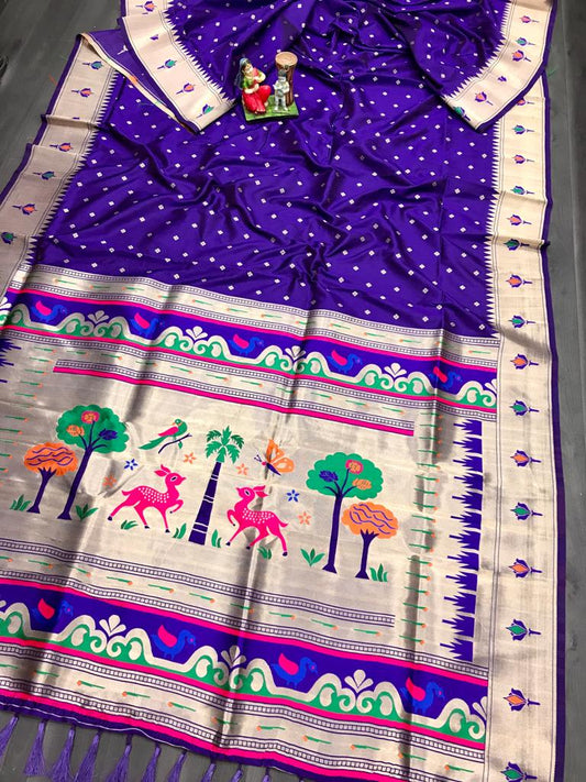 Marigold MG – Soft Kanjivaram Lichi Silk Saree with Zari Butti & Jumkha Pallu MG8