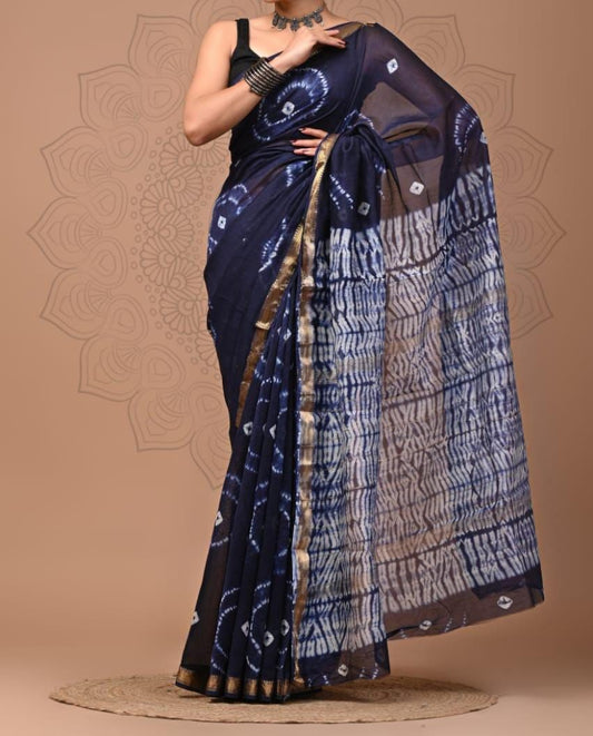 YASHVI – Traditional Cotton Silk Saree with Digital Pallu - A4